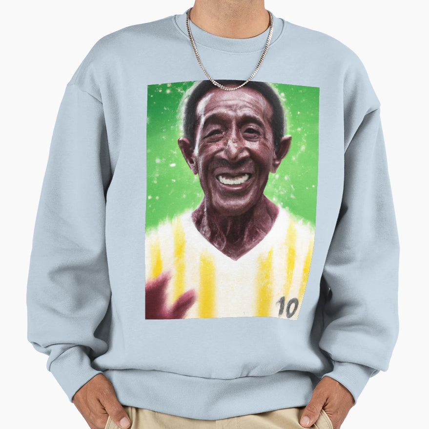 Pele Greatest Footballer All Time Sweatshirt - Streetwear Style Men Women - T-Shirt, Sweatshirt, Hoodie
