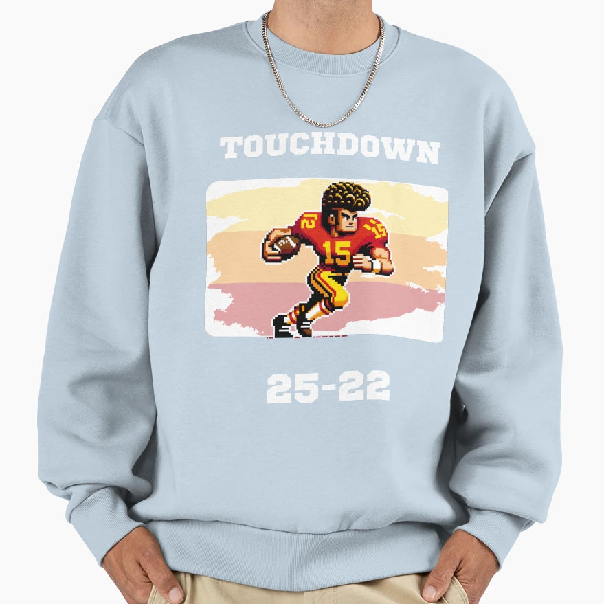 Throwback Football Sweatshirt - Casual Everyday Wear Unisex - T-Shirt, Sweatshirt, Hoodie