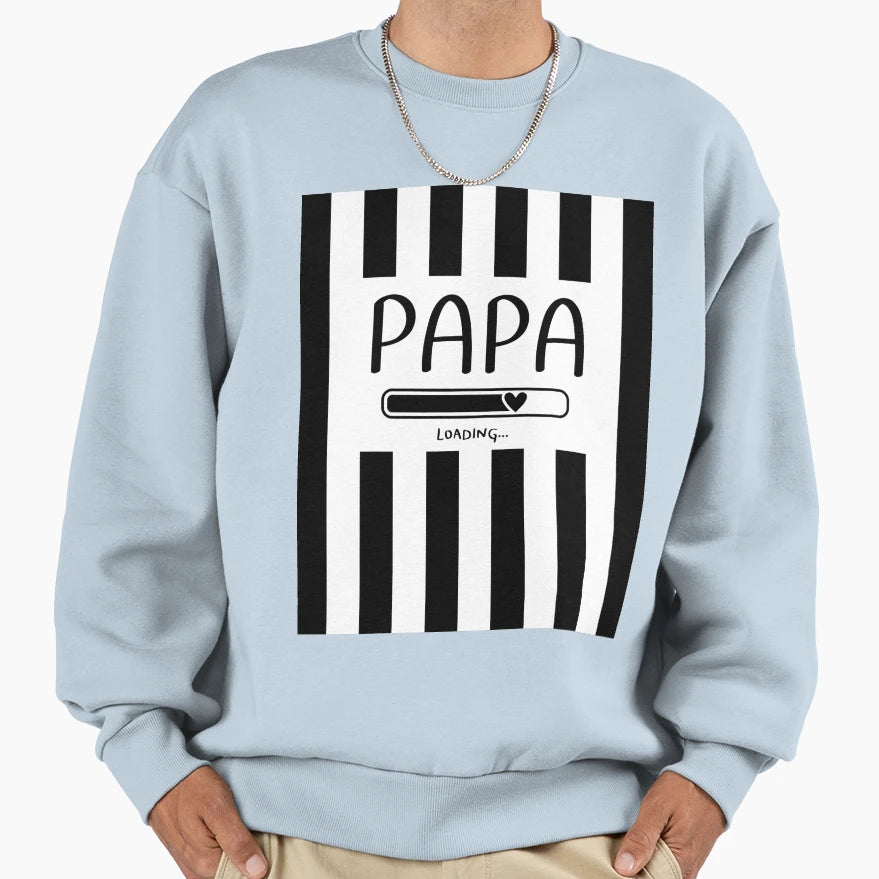 Black And White Vertical Sweatshirt - Casual Everyday Wear for Adults - T-Shirt, Sweatshirt, Hoodie