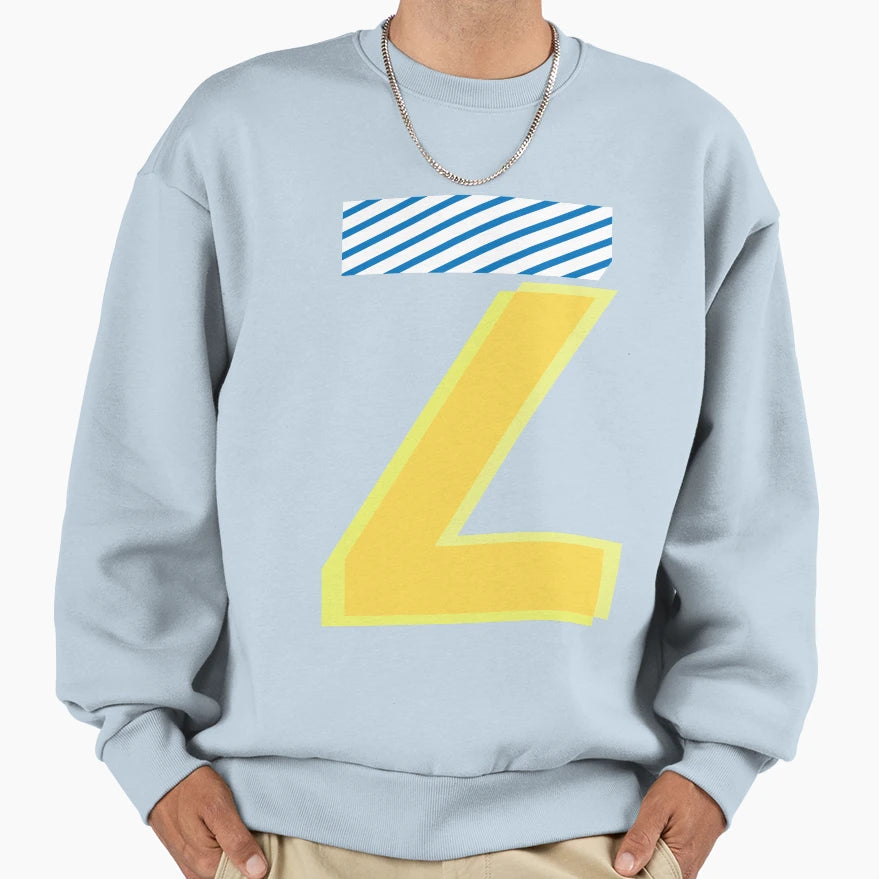 Yellow And Blue Zeta Z Sweatshirt - Novelty Apparel Men Women - T-Shirt, Sweatshirt, Hoodie
