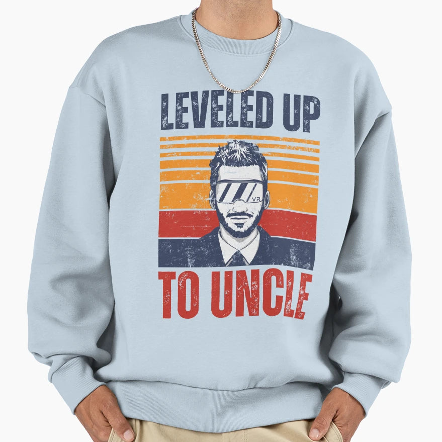 Uncle Vr Gift Uncles Birthday Sweatshirt - Graphic Print for Adults - T-Shirt, Sweatshirt, Hoodie