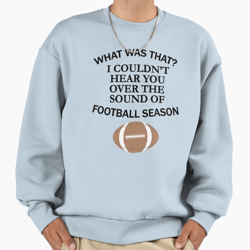 Football Season Sweatshirt - Minimalist Print Unisex - T-Shirt, Sweatshirt, Hoodie