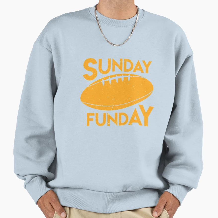 Sunday Funday Sweatshirt - Aesthetic Graphic for Adults - T-Shirt, Sweatshirt, Hoodie
