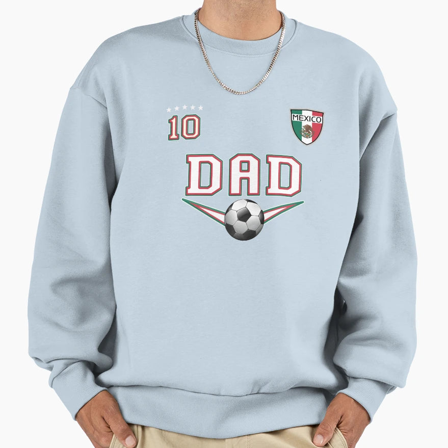 Soccer Dad Mexico Number 10 Original Sweatshirt - Minimalist Print Unisex - T-Shirt, Sweatshirt, Hoodie