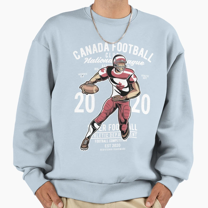 Canada Football Club National Sweatshirt - Fun Novelty Design Men Women - T-Shirt, Sweatshirt, Hoodie