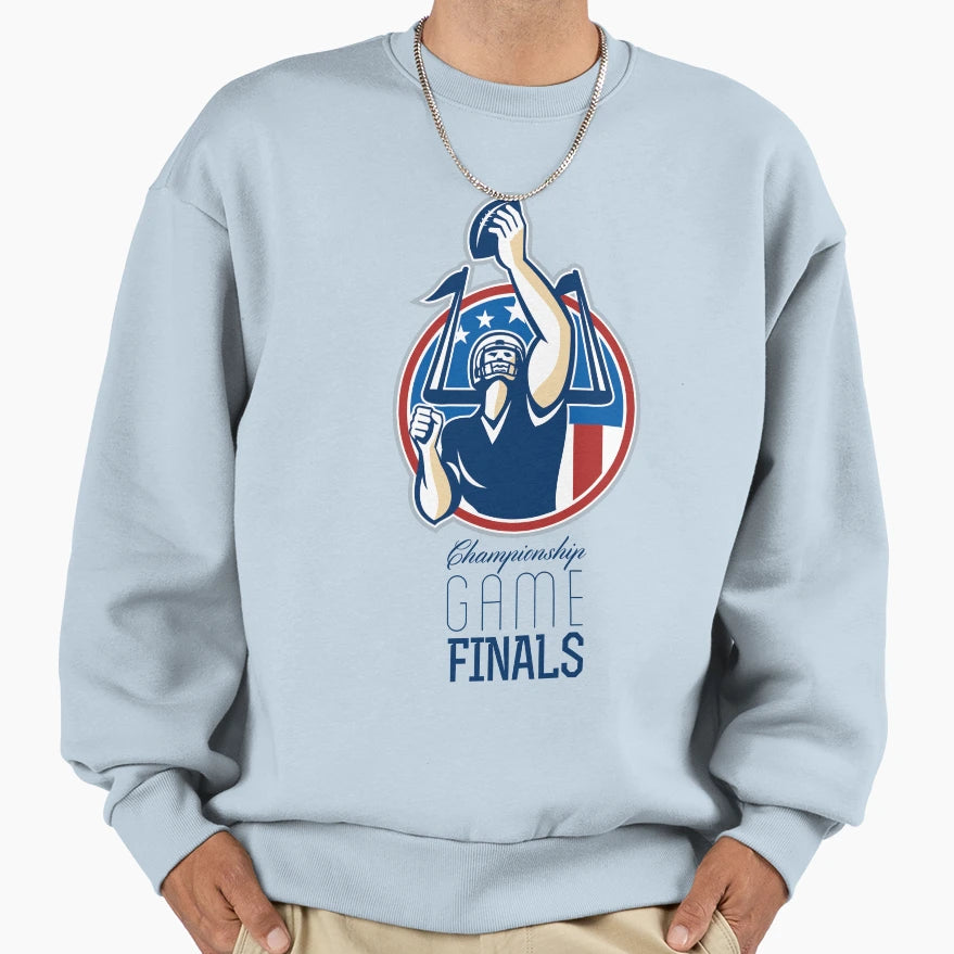American Football Championship Game Sweatshirt - Custom Art Print Unisex - T-Shirt, Sweatshirt, Hoodie
