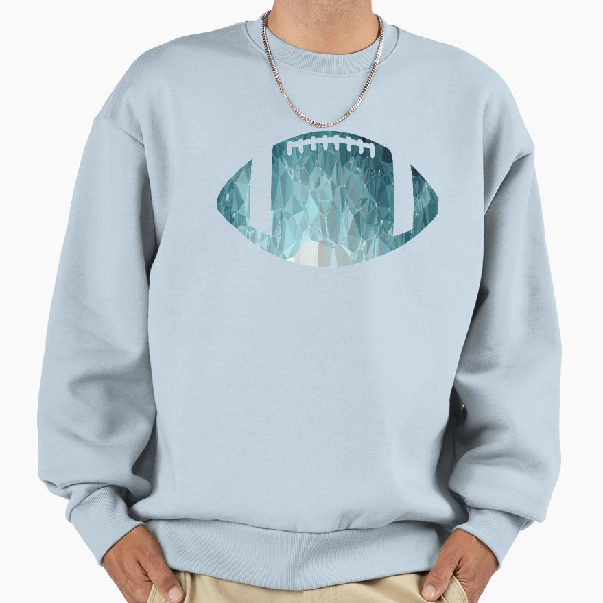Glass American Football Funny Sweatshirt - Aesthetic Graphic for Adults - T-Shirt, Sweatshirt, Hoodie