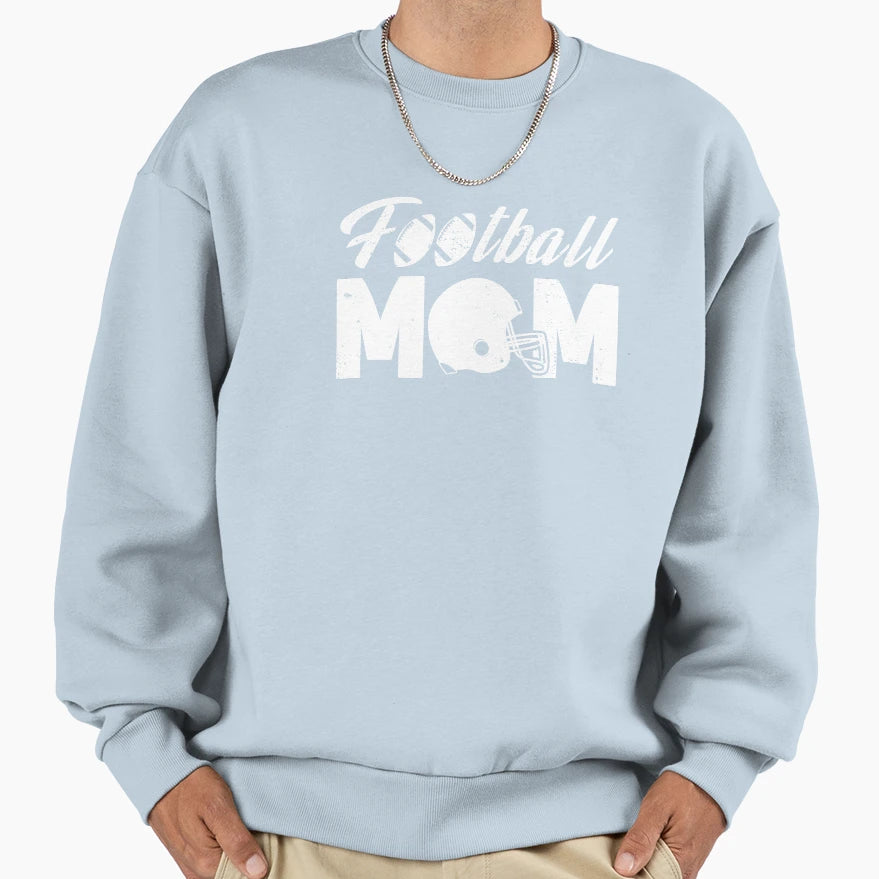 Football Mom Sweatshirt - Unique Graphic for Adults - T-Shirt, Sweatshirt, Hoodie