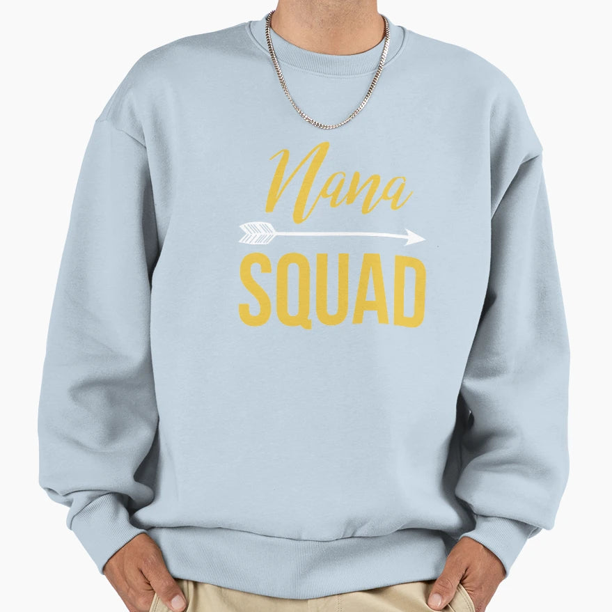 Nana Squad Grandma Gift Ladies T-Shirt - Aesthetic Graphic Unisex - T-Shirt, Sweatshirt, Hoodie