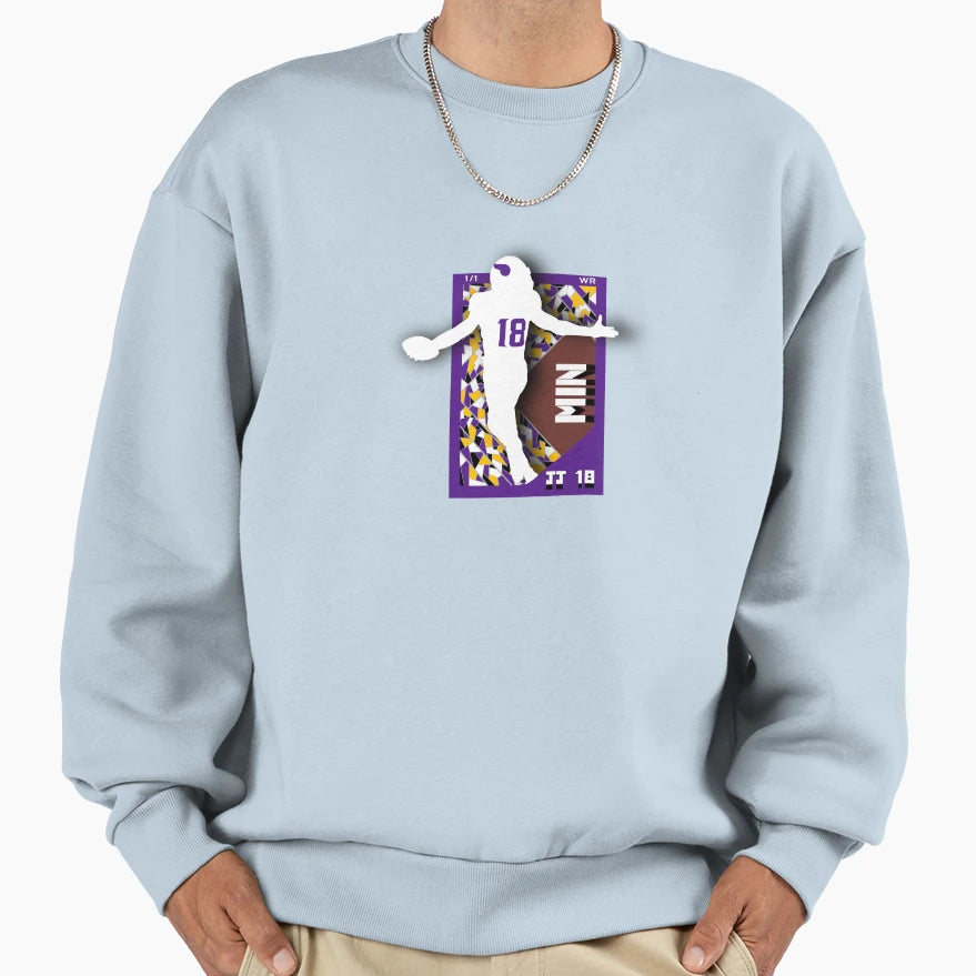 Jjettas Sports Card Sweatshirt - Streetwear Style Unisex - T-Shirt, Sweatshirt, Hoodie