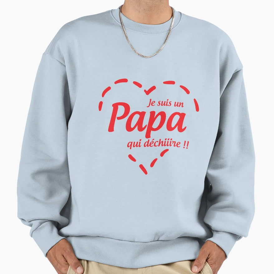 Dad Fathers Day Sweatshirt - Graphic Print Unisex - T-Shirt, Sweatshirt, Hoodie