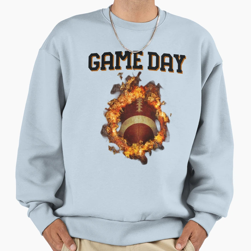 Game Day Football Sweatshirt - Streetwear Style Unisex - T-Shirt, Sweatshirt, Hoodie
