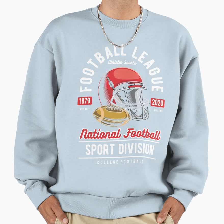 Football League Sweatshirt - Trendy Graphic Unisex - T-Shirt, Sweatshirt, Hoodie