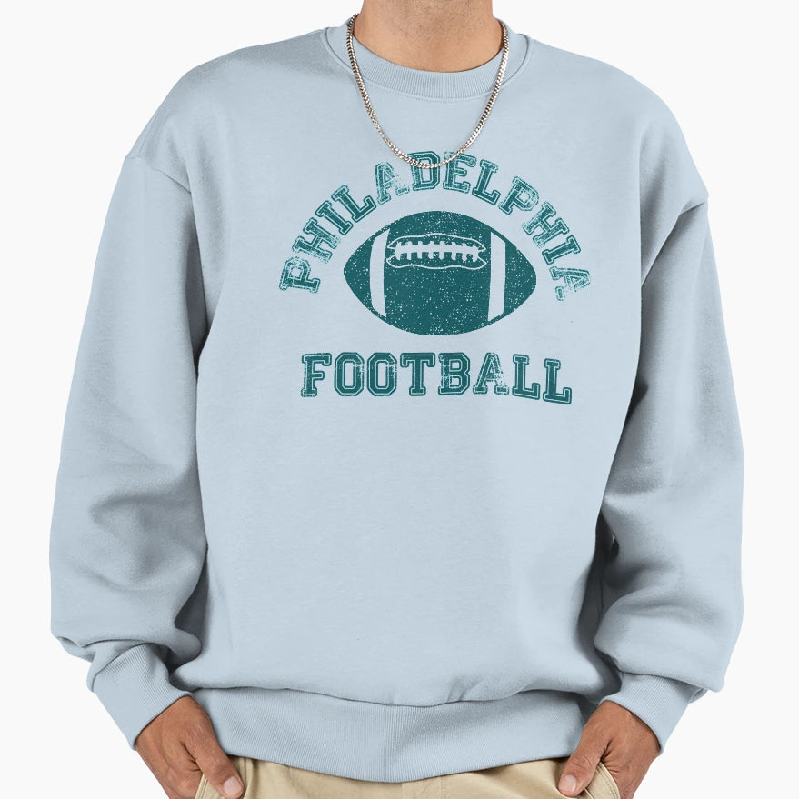 Philadelphia Distressed Pro Sweatshirt - Aesthetic Graphic Men Women - T-Shirt, Sweatshirt, Hoodie