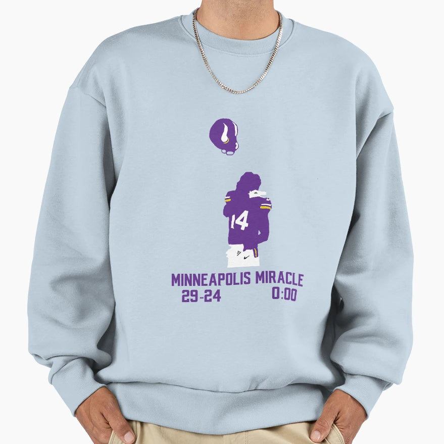 Minneapolis Miracle Sweatshirt - Aesthetic Graphic for Adults - T-Shirt, Sweatshirt, Hoodie