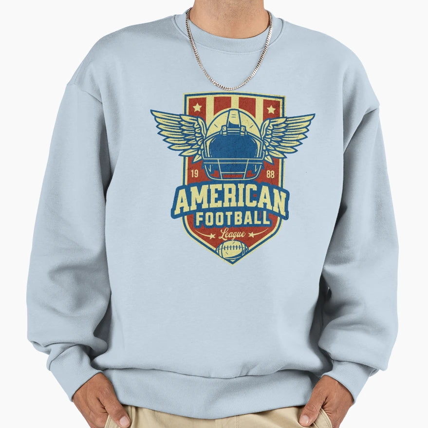 American Football Sweatshirt - Trendy Graphic Men Women - T-Shirt, Sweatshirt, Hoodie