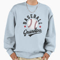 Baseball Grandpa Matching Family Sweatshirt - Custom Art Print for Adults - T-Shirt, Sweatshirt, Hoodie