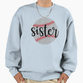 Baseball Sister Baseball Travel Ball Sweatshirt - Minimalist Print Unisex - T-Shirt, Sweatshirt, Hoodie
