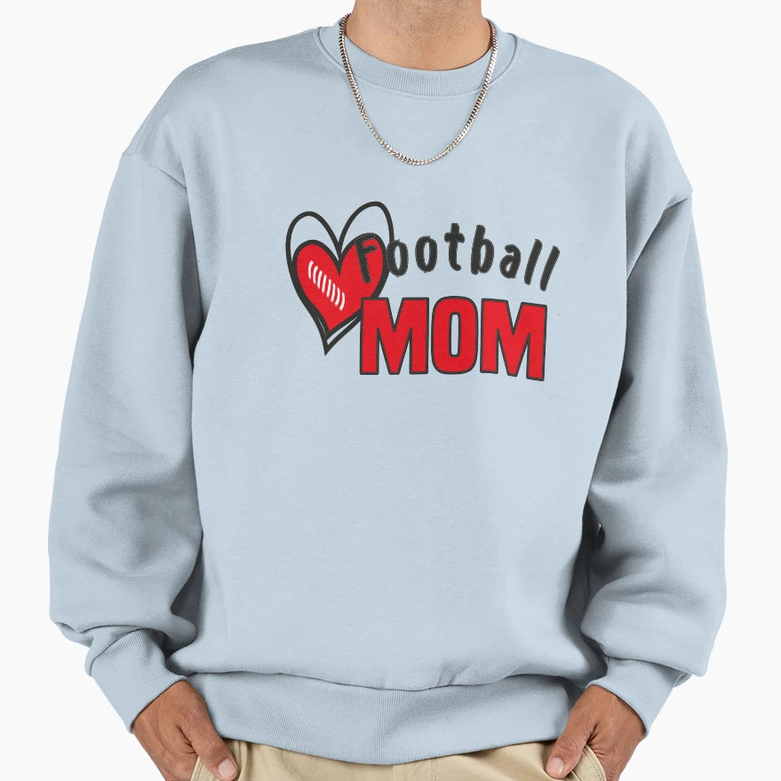 Football Mom Mom Life Football Game Day Sweatshirt - Trendy Graphic Unisex - T-Shirt, Sweatshirt, Hoodie