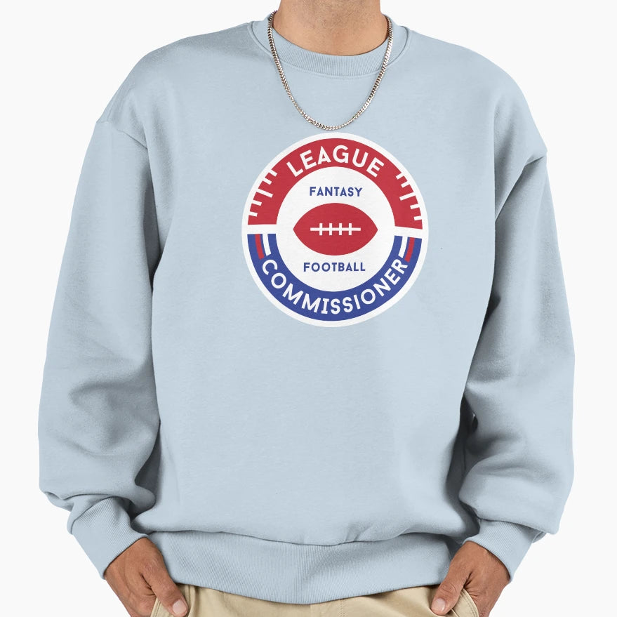 Fantasy Football League Commissioner Sweatshirt - Unique Graphic for Adults - T-Shirt, Sweatshirt, Hoodie