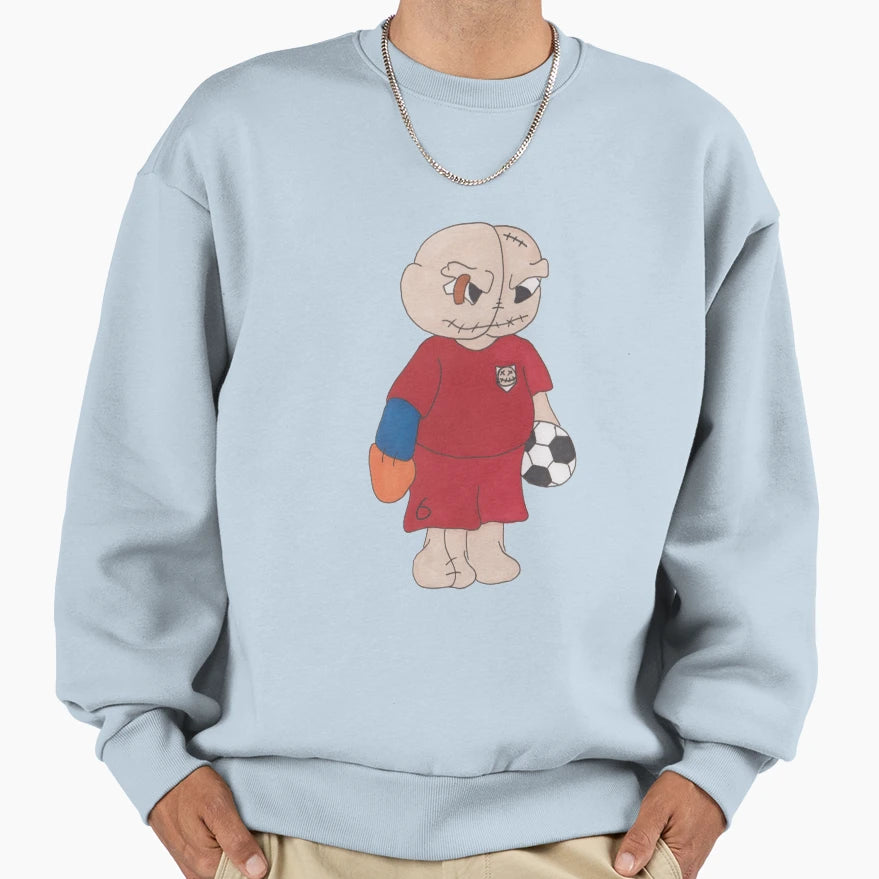 Footballer Oddie Voodoodles Sweatshirt - Casual Everyday Wear Men Women - T-Shirt, Sweatshirt, Hoodie