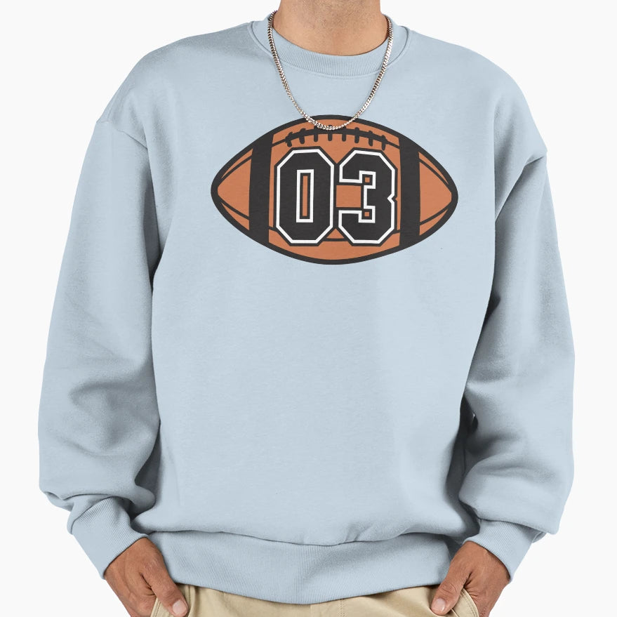 Football 03 Sweatshirt - Fun Novelty Design for Adults - T-Shirt, Sweatshirt, Hoodie