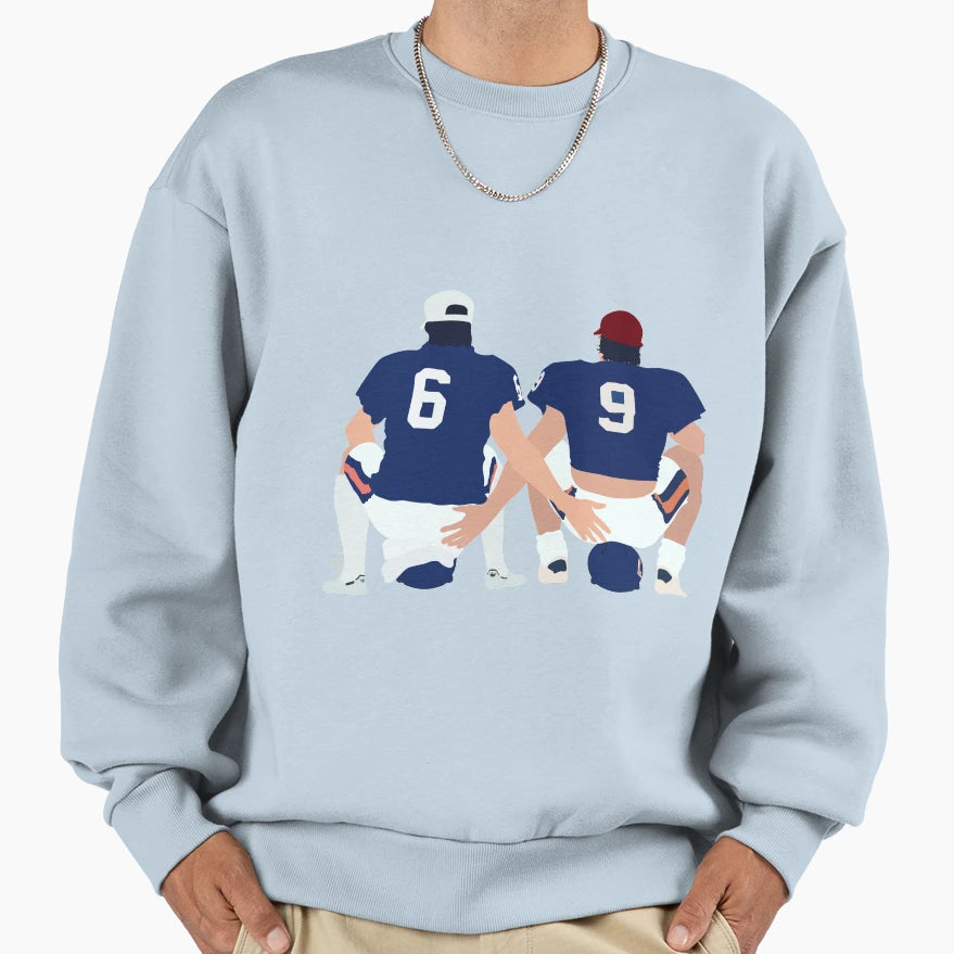 Jim Mcmahon And Kevin Butler Sweatshirt - Novelty Apparel for Adults - T-Shirt, Sweatshirt, Hoodie