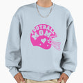 Football Mom Helmet Sweatshirt - Casual Everyday Wear for Adults - T-Shirt, Sweatshirt, Hoodie