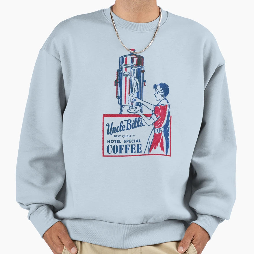 1930S Uncle Bills Special Coffee Sweatshirt - Aesthetic Graphic Unisex - T-Shirt, Sweatshirt, Hoodie