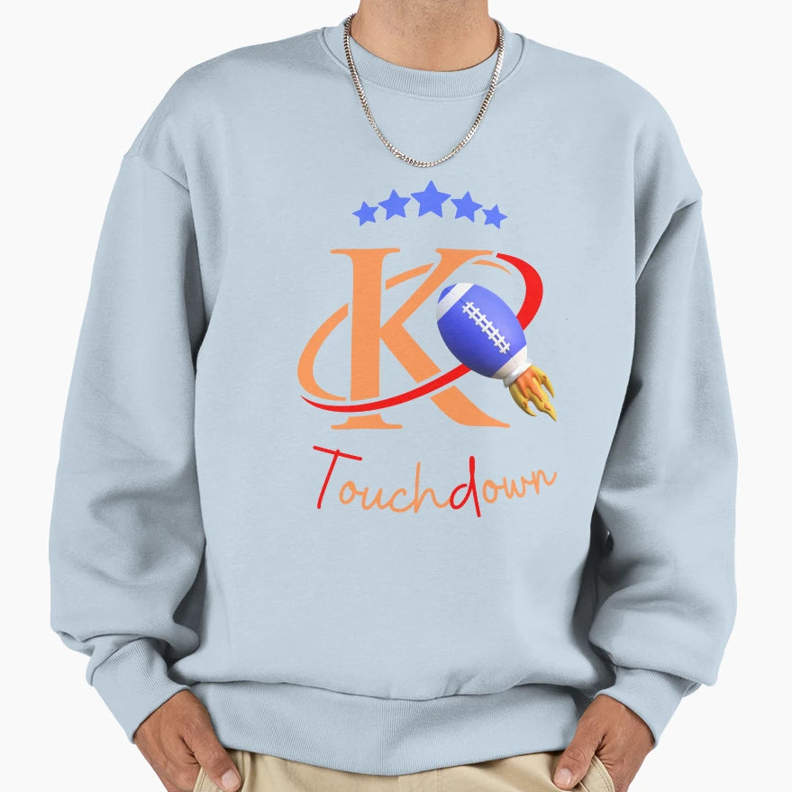 Kc Touchdown Sweatshirt - Unique Graphic Unisex - T-Shirt, Sweatshirt, Hoodie