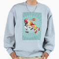 Football Player Receives Heavy Blow Sweatshirt - Trendy Graphic Unisex - T-Shirt, Sweatshirt, Hoodie