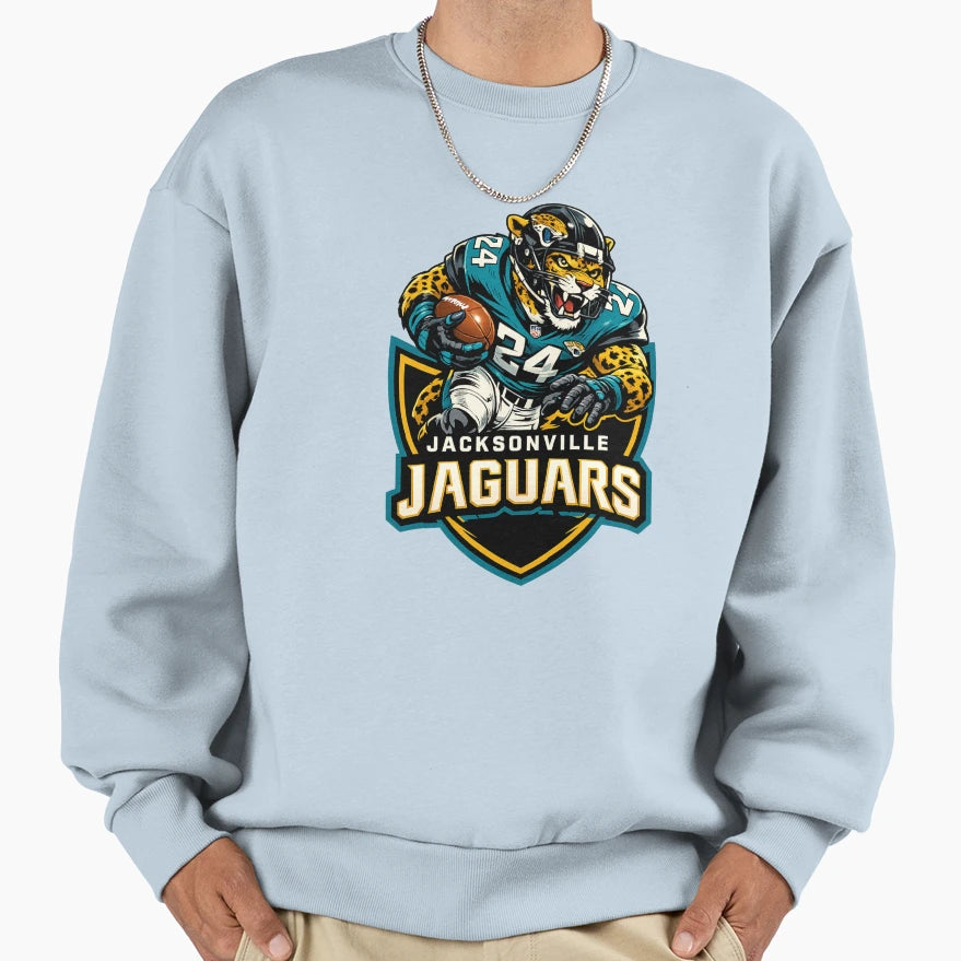 Jacksonville Jaguars Move Logo Sweatshirt - Fun Novelty Design Unisex - T-Shirt, Sweatshirt, Hoodie