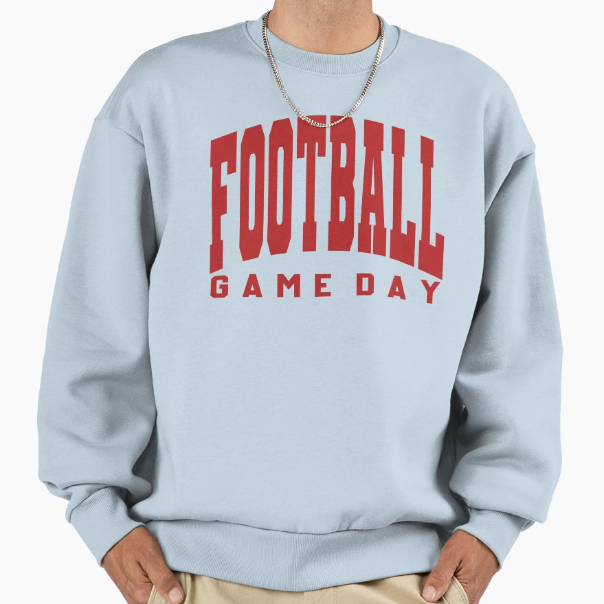 Football Game Day Sports Gift Sweatshirt - Custom Art Print for Adults - T-Shirt, Sweatshirt, Hoodie