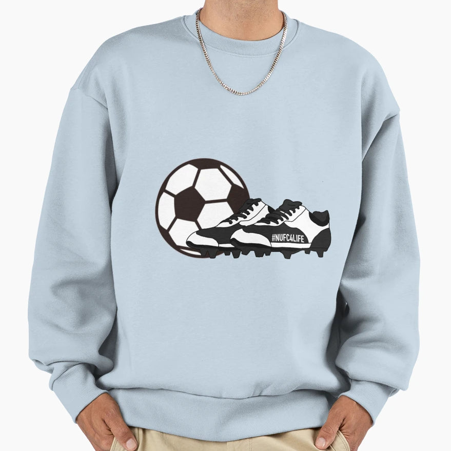 Premier League Newcastle Sweatshirt - Minimalist Print for Adults - T-Shirt, Sweatshirt, Hoodie