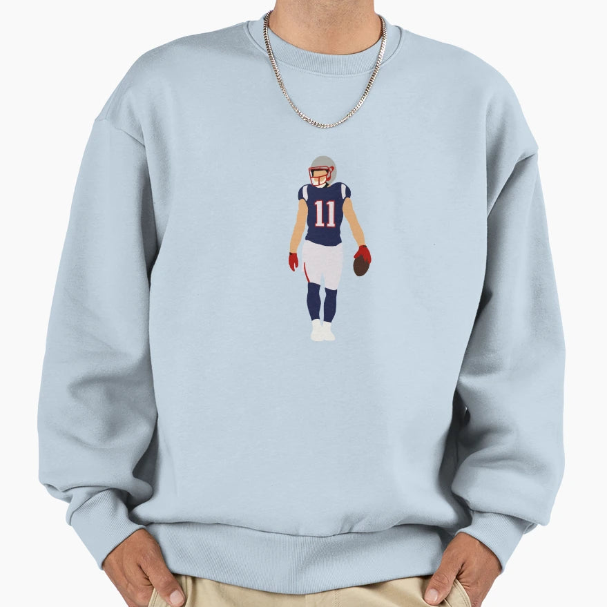 Julian Edelman Sweatshirt - Trendy Graphic for Adults - T-Shirt, Sweatshirt, Hoodie