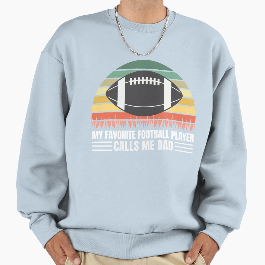 Football Dad Coach Football Lover Sweatshirt - Aesthetic Graphic Men Women - T-Shirt, Sweatshirt, Hoodie