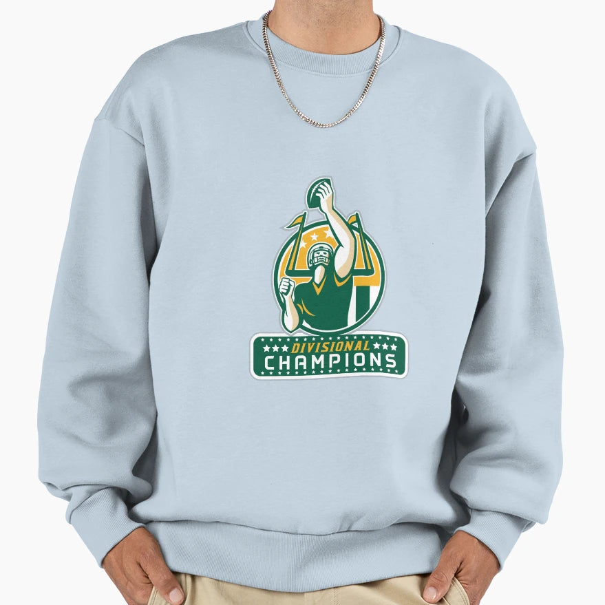 American Football Division Champions Sweatshirt - Graphic Print Men Women - T-Shirt, Sweatshirt, Hoodie