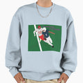 Players While Playing American Sweatshirt - Aesthetic Graphic for Adults - T-Shirt, Sweatshirt, Hoodie