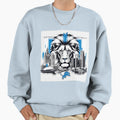 Detroit Lions Artwork Sweatshirt - Custom Art Print for Adults - T-Shirt, Sweatshirt, Hoodie