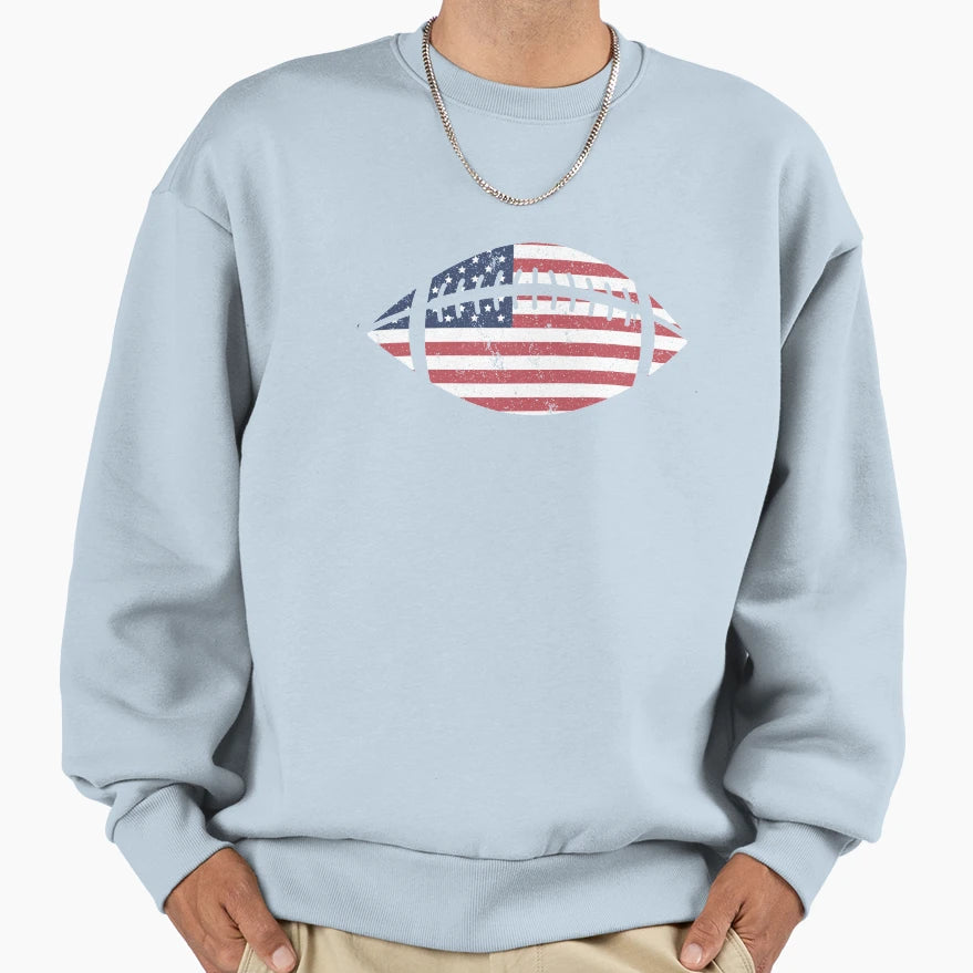 Patriotic American Football Athletics T-Shirt - Minimalist Print Men Women - T-Shirt, Sweatshirt, Hoodie