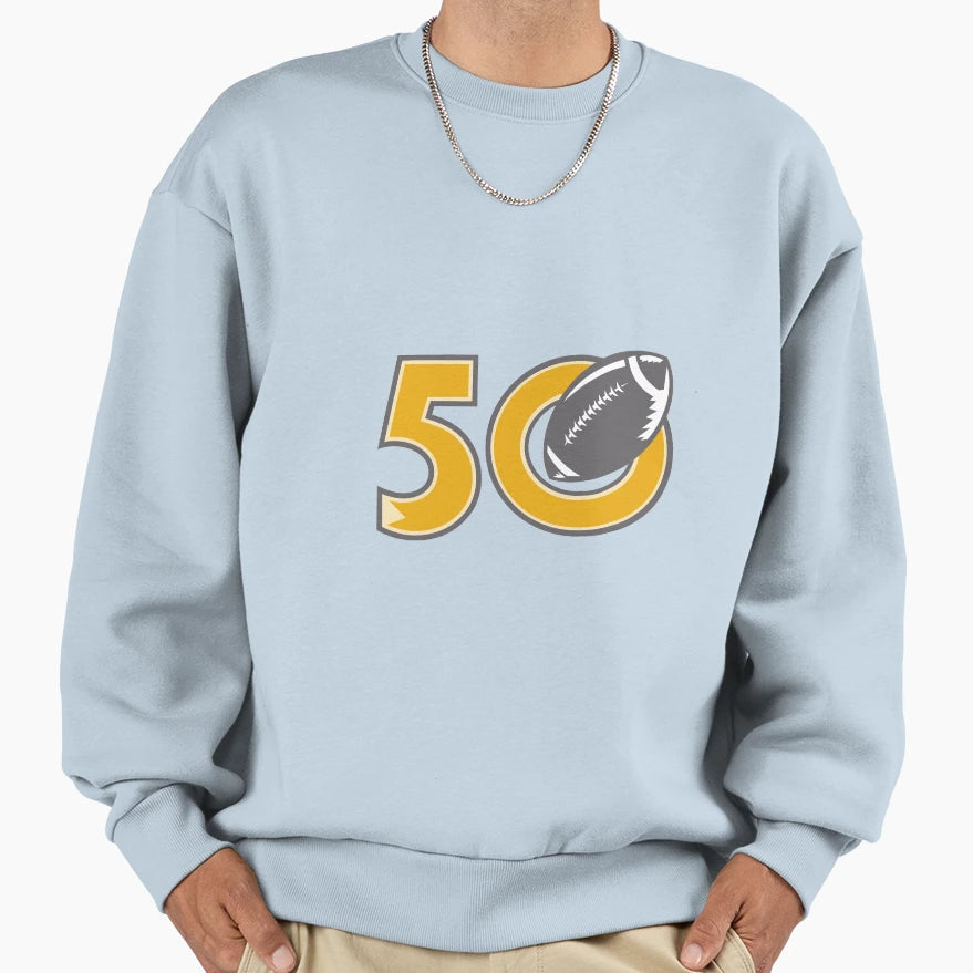 50 Pro Football Championship Ball Sweatshirt - Streetwear Style for Adults - T-Shirt, Sweatshirt, Hoodie