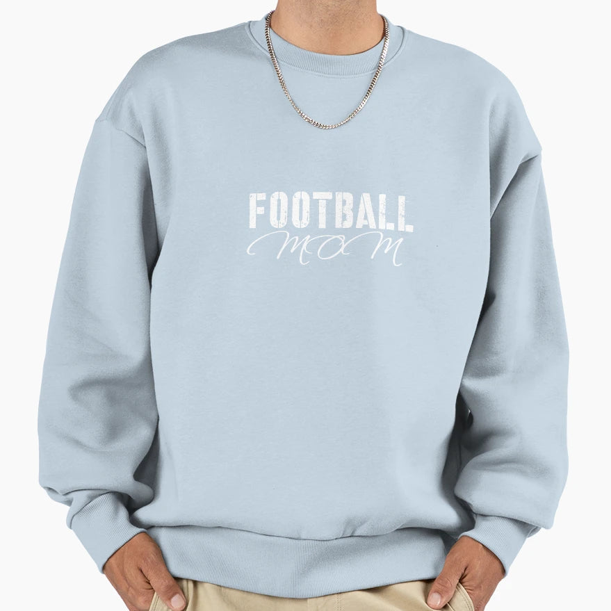 Football Mom Sweatshirt - Minimalist Print Unisex - T-Shirt, Sweatshirt, Hoodie