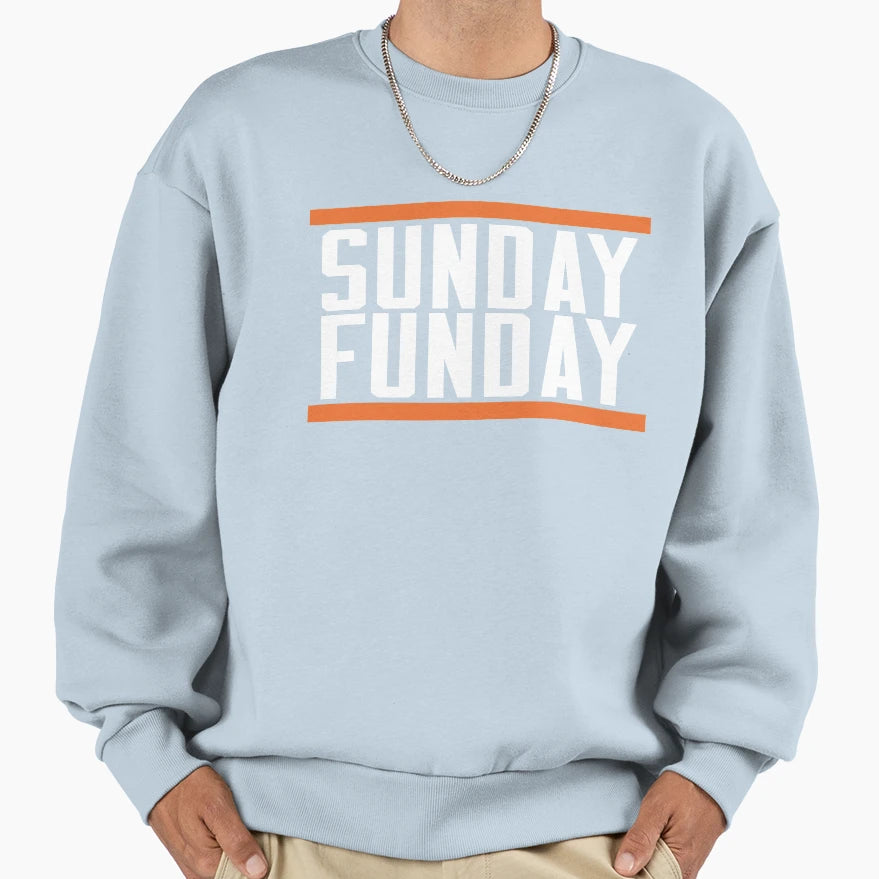 Sunday Funday Sweatshirt - Unique Graphic Unisex - T-Shirt, Sweatshirt, Hoodie