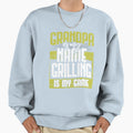 Grandpa Is My Name Grilling Is My Sweatshirt - Aesthetic Graphic Men Women - T-Shirt, Sweatshirt, Hoodie
