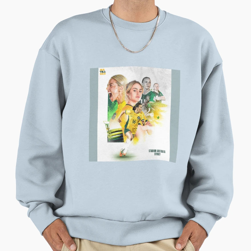 Matildas Australia Sweatshirt - Trendy Graphic Men Women - T-Shirt, Sweatshirt, Hoodie