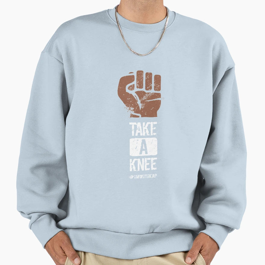 Take Knee Imwithkap Sweatshirt - Graphic Print Unisex - T-Shirt, Sweatshirt, Hoodie