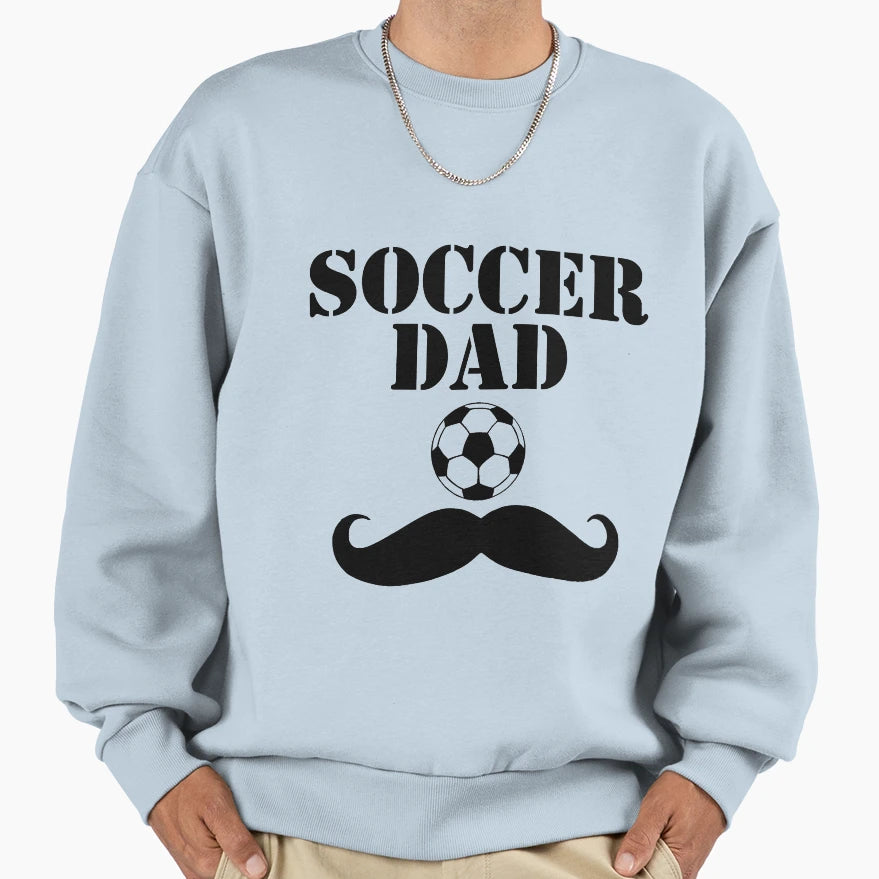 Soccer Dad Sweatshirt - Minimalist Print for Adults - T-Shirt, Sweatshirt, Hoodie