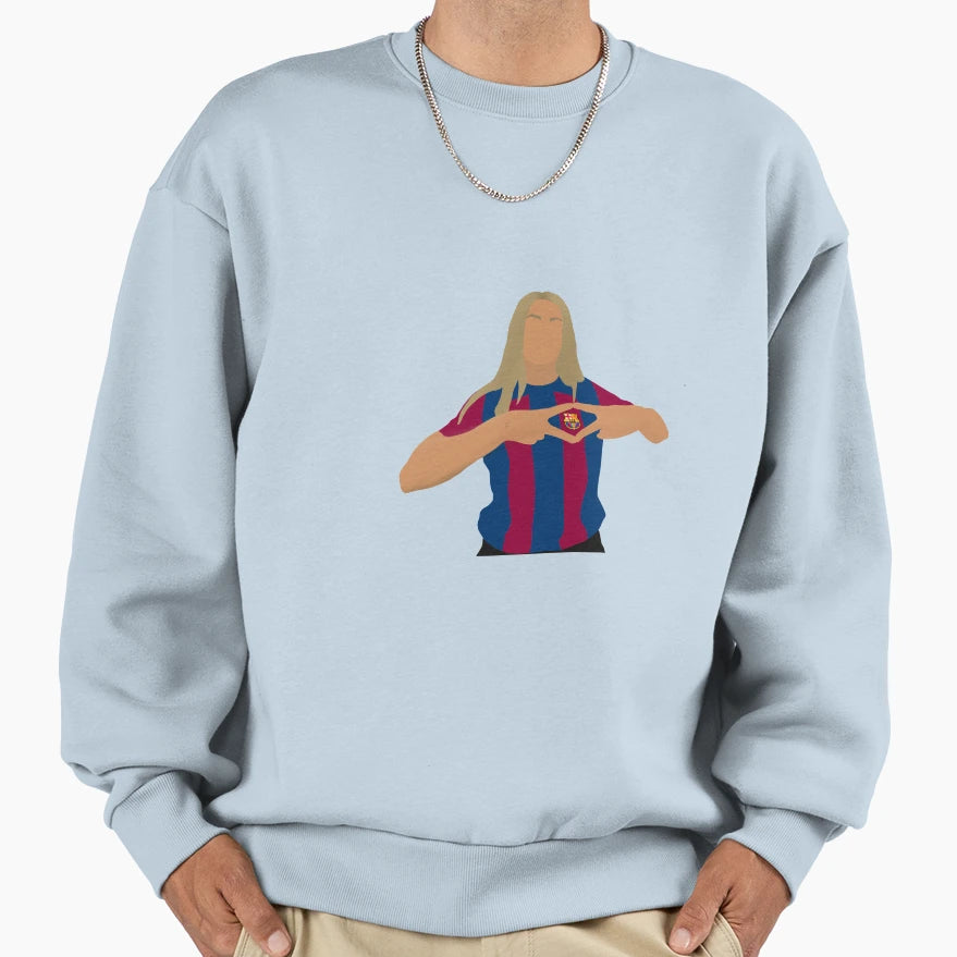 Alexia Putellas Barcelona 2023 24 Home Sweatshirt - Graphic Print Unisex - T-Shirt, Sweatshirt, Hoodie