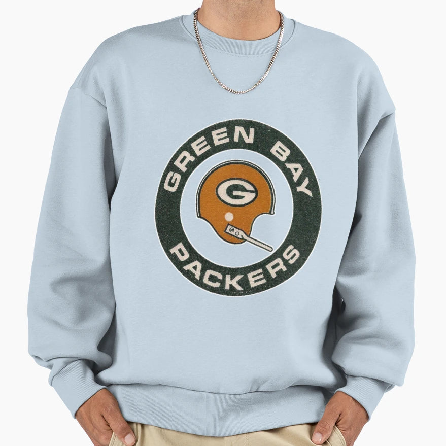 Green Bay Helmet Sweatshirt - Novelty Apparel Men Women - T-Shirt, Sweatshirt, Hoodie
