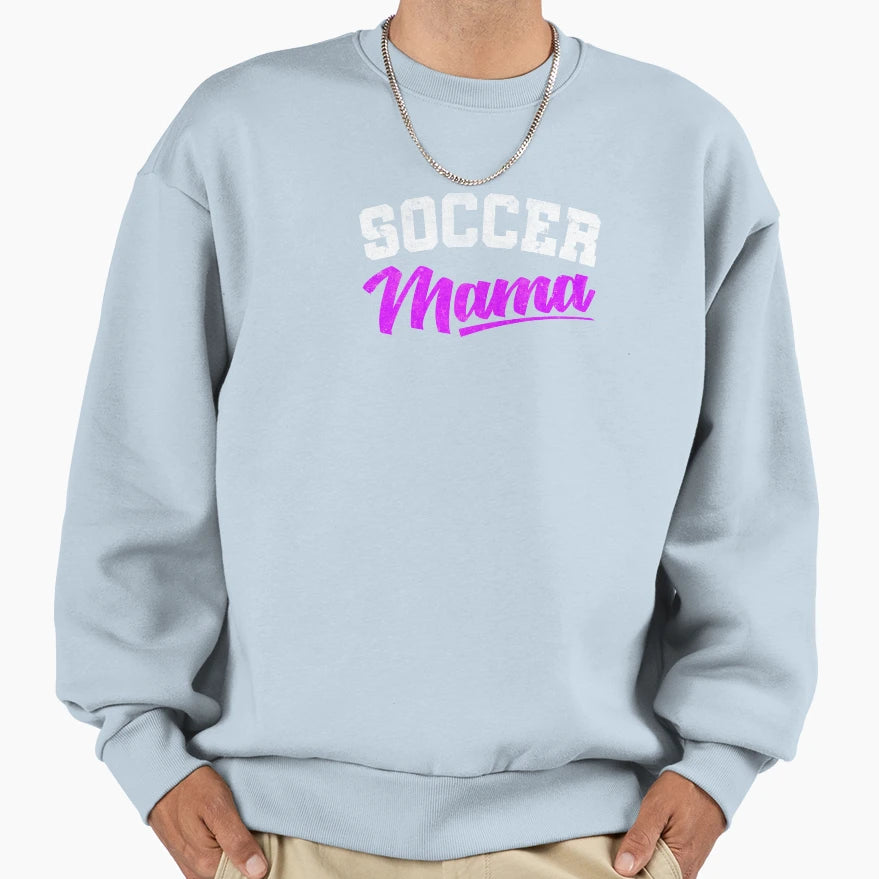 Soccer Mama Blue T-Shirt - Minimalist Print for Adults - T-Shirt, Sweatshirt, Hoodie